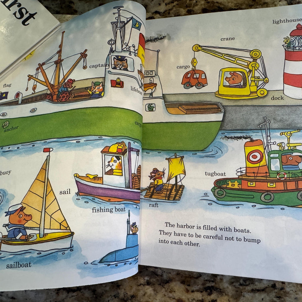 Richard Scarry's Word Book Ever! 1992 Golden Book