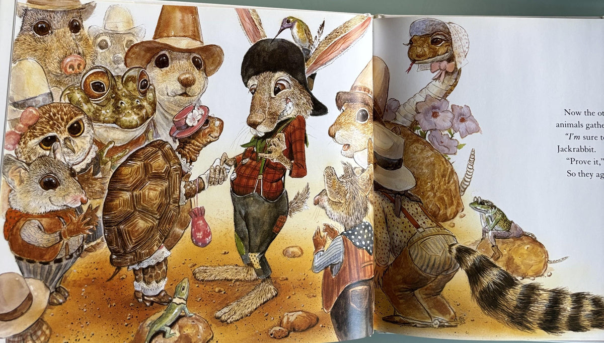 The Tortoise and the Jackrabbit:  Susan Lowell  **  Signed & First Edition  **  1994