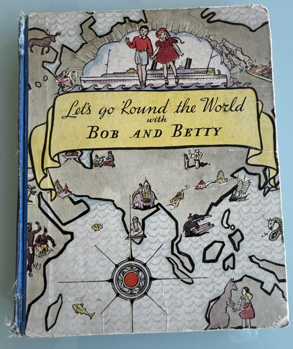 Let's Go 'Round the World Bob Betty Signed 1934