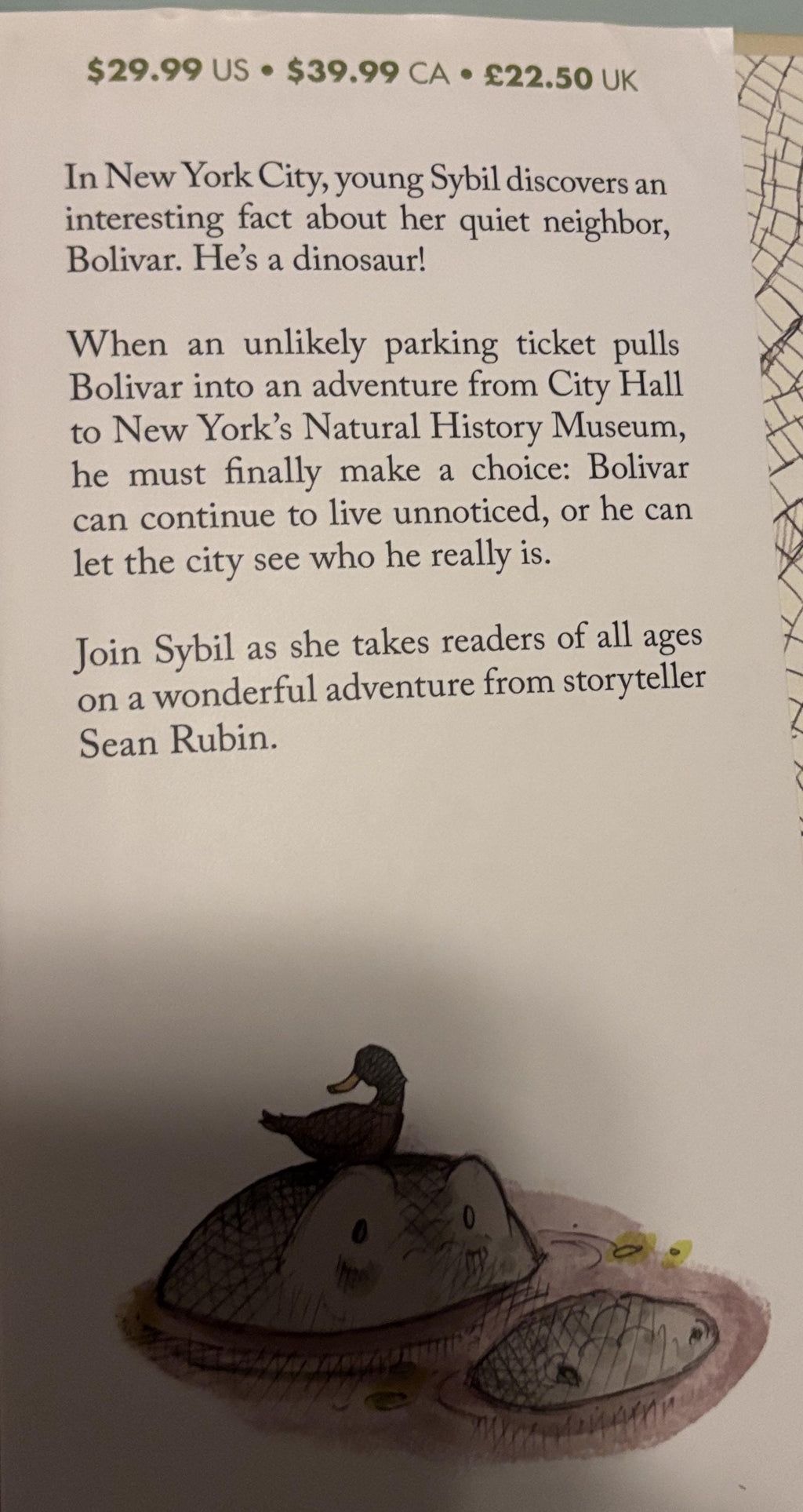 Bolivar:  Sean Rubin  **  First Printing  **
