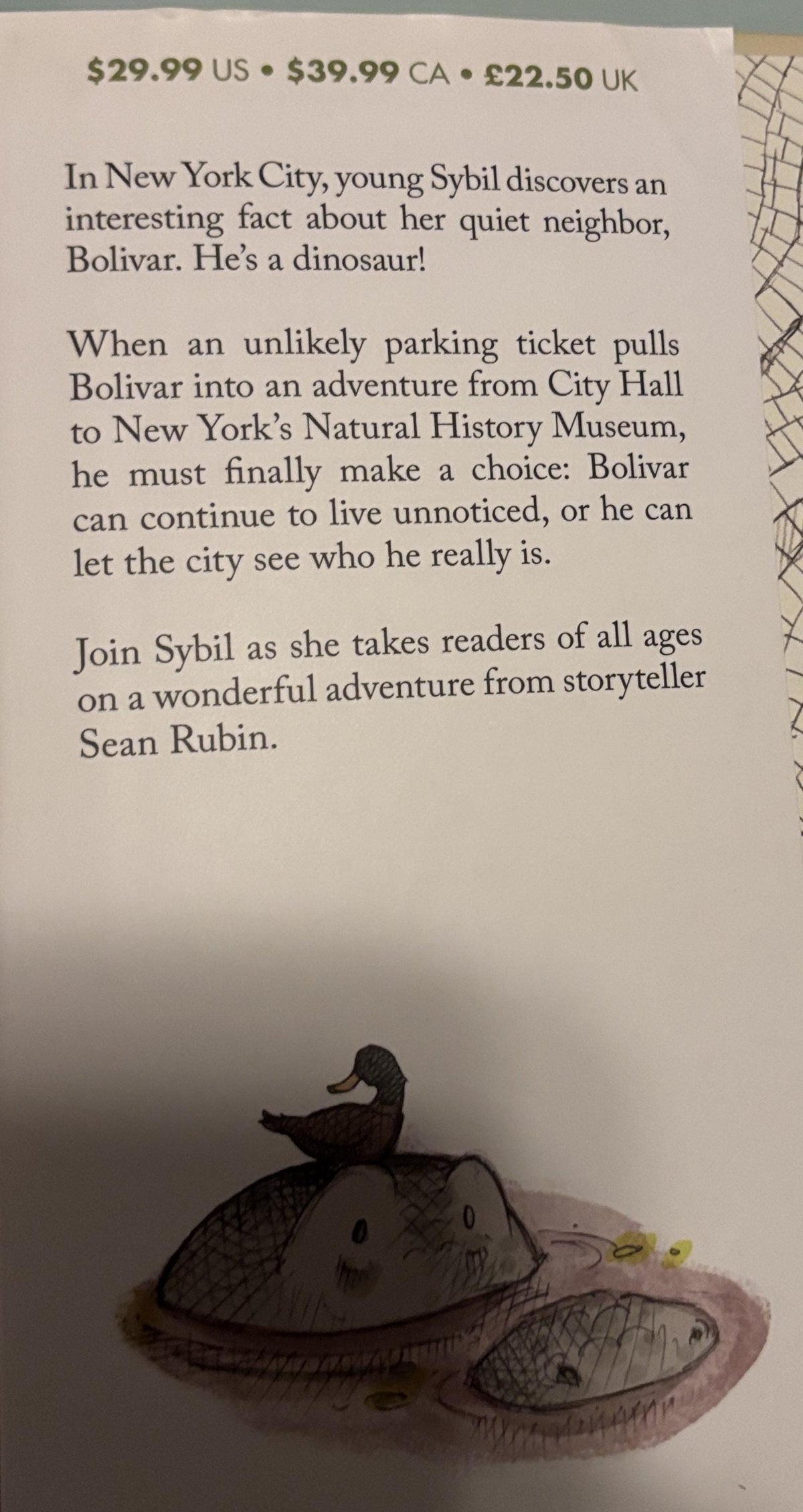 Bolivar:  Sean Rubin  **  First Printing  **