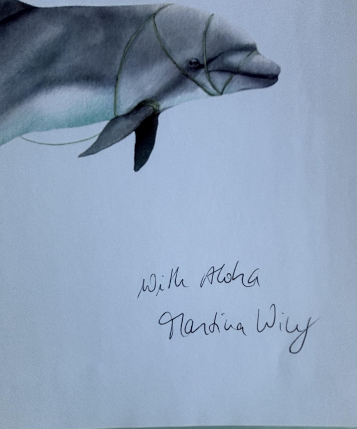 Notch, the rescued dolphin:  Martina Wing  **  Signed First Edition  **