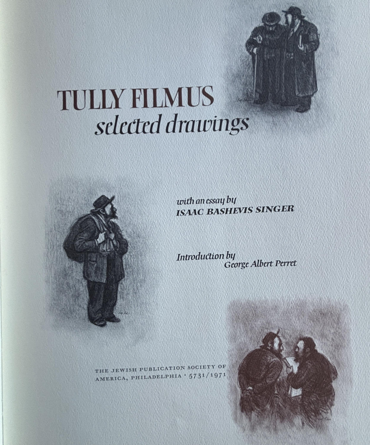Tully Filmus selected drawings:  **  First Edition  **  1971