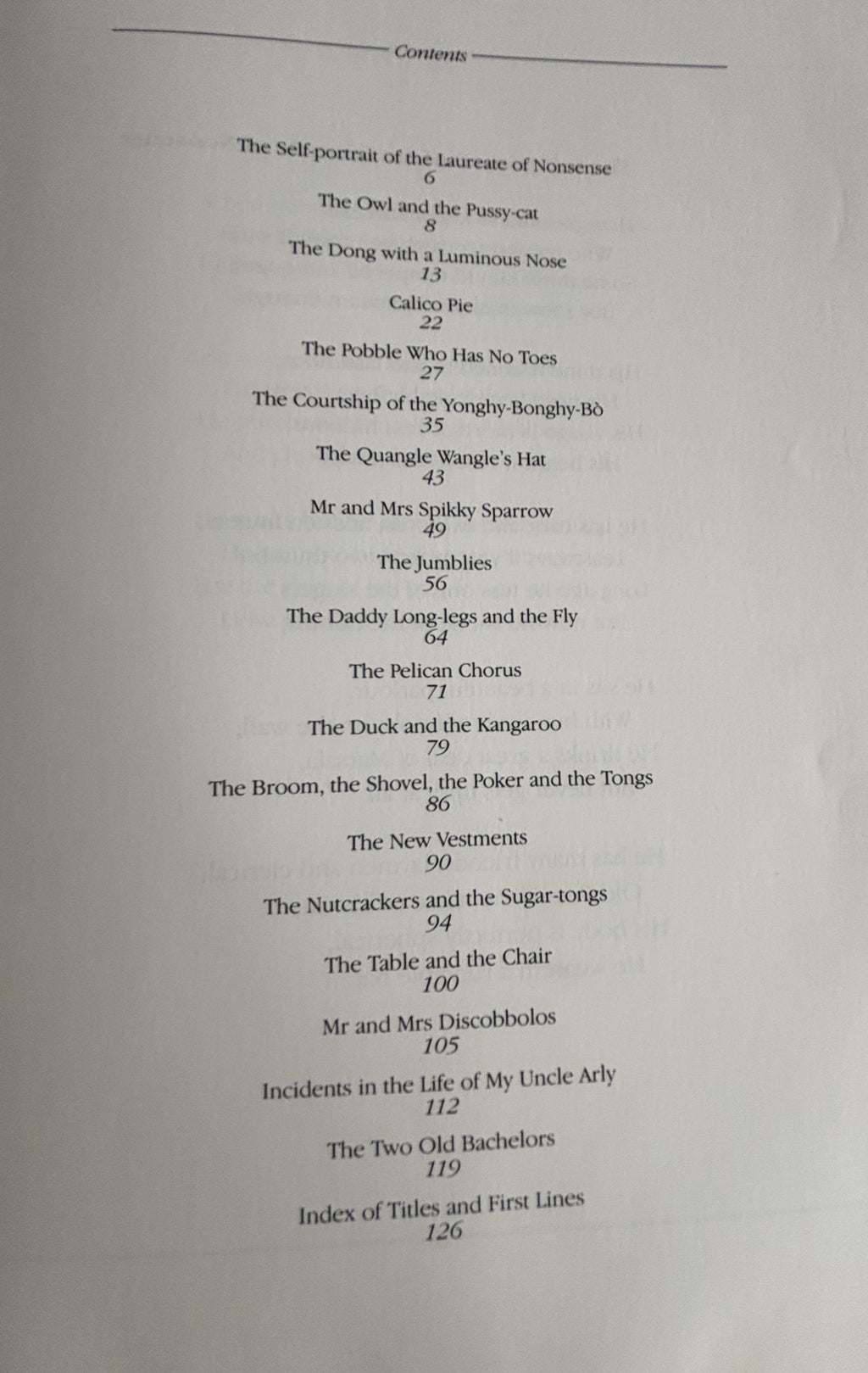 The Nonsense Poems of Edward Lear