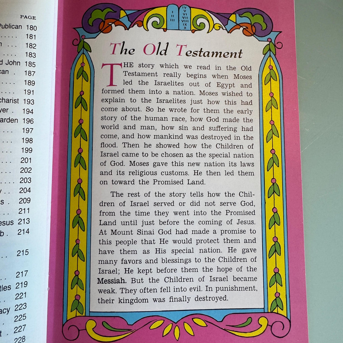 NEW Catholic Picture Bible Book Publishing Co, Stories taken from the Holy Bible c1990 Religious