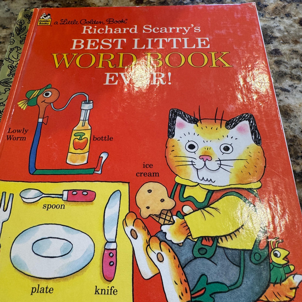 Richard Scarry's Word Book Ever! 1992 Golden Book