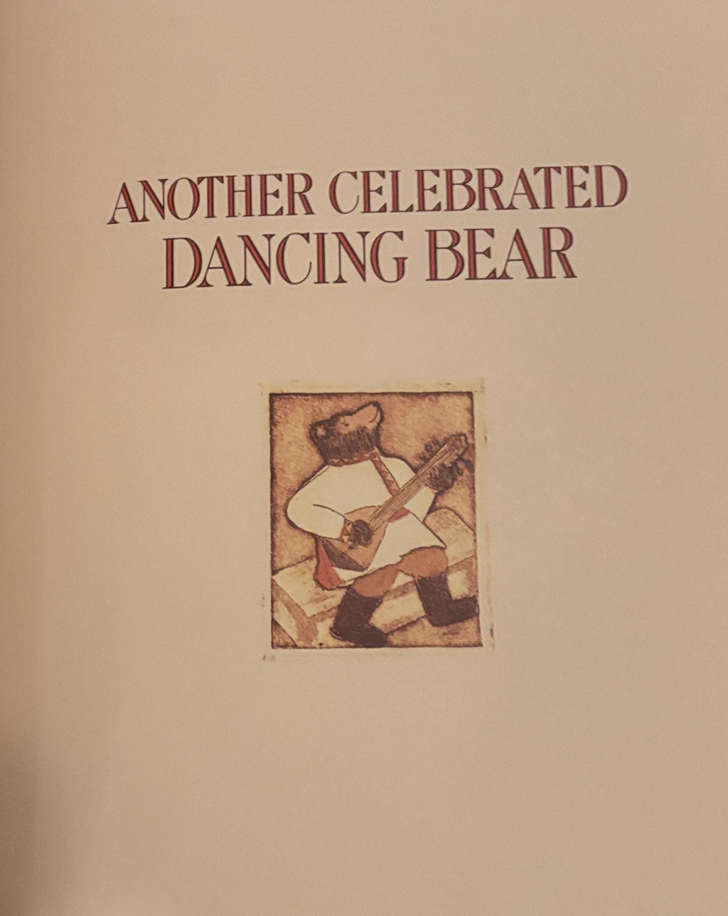 Another Celebrated Dancing Bear:  Gladys Scheffrin-Falk  **  FIrst Edition  **  1991