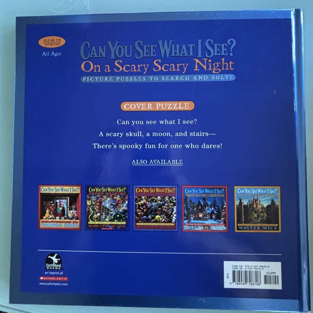 Walter Wick 'Can You See What I See?' Book, **  First Edition  **