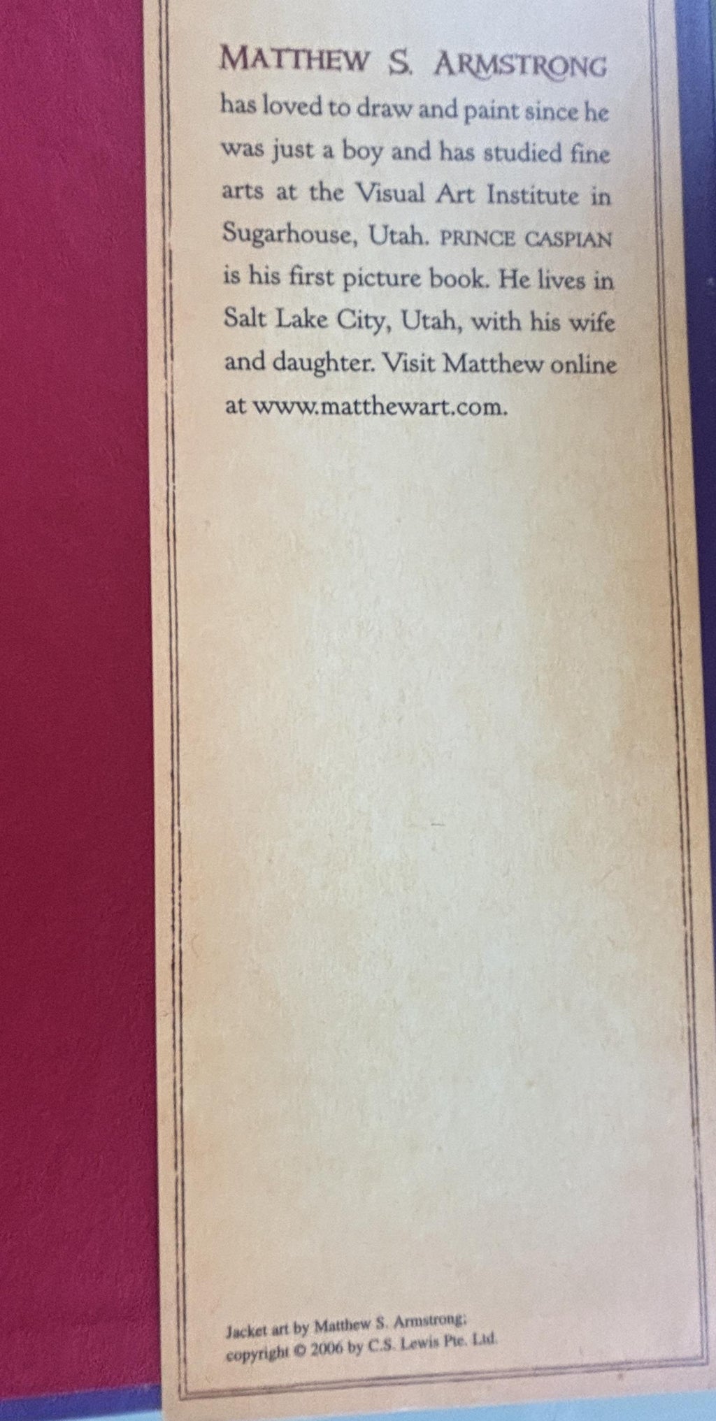 The Return To Narnia - The Rescue of Prince Caspain:  C. S. Lewis
