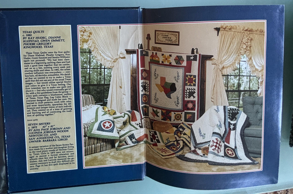 Texas quilts:  Texas Heritage Quilt Society  **  First Printing  **  1986