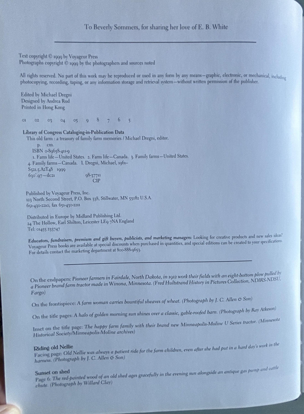 This Old Farm A Treasury of Family Farm Memories:  Michael Dregni