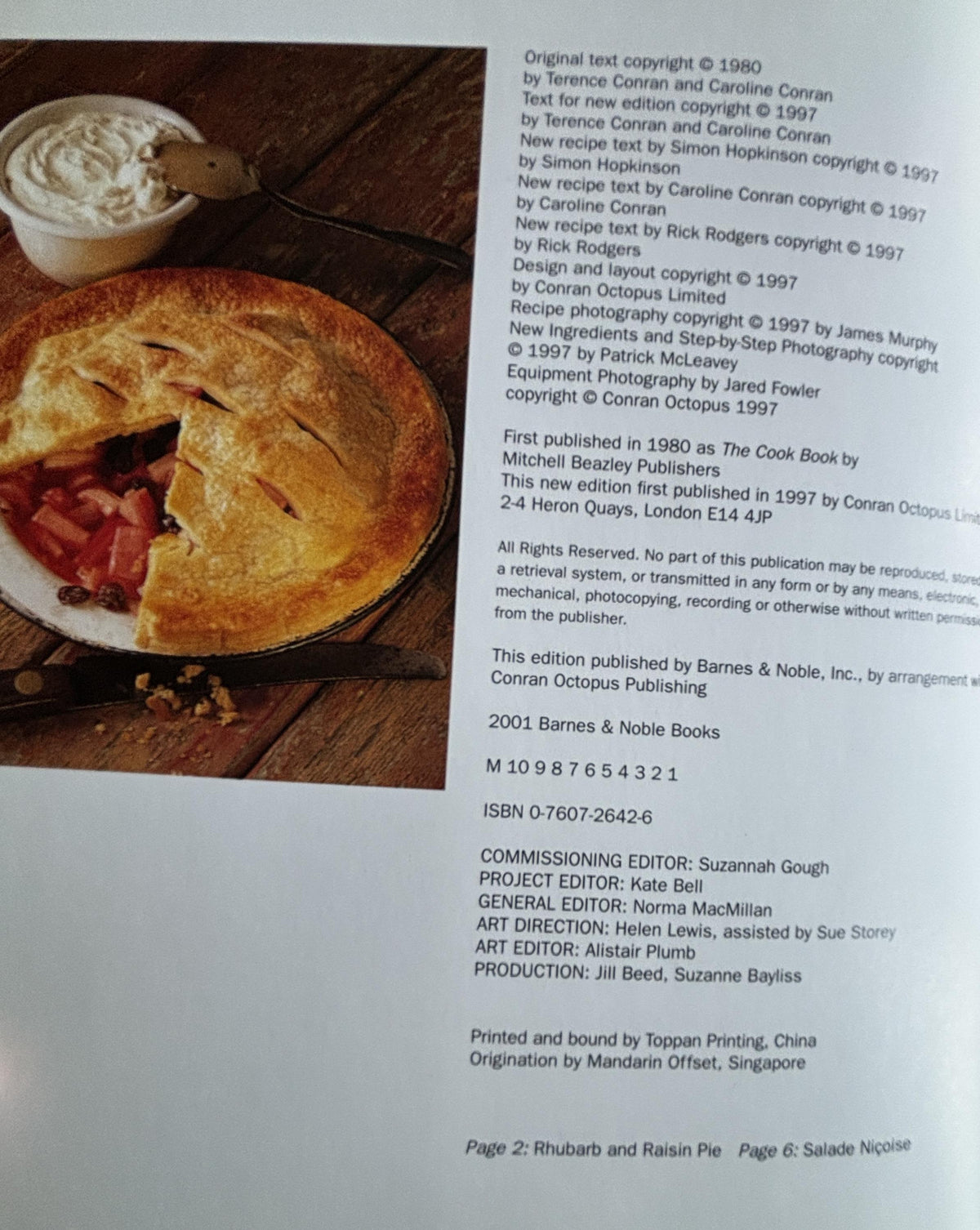 The Essentials of Cooking:  Barnes & Nobel  2001