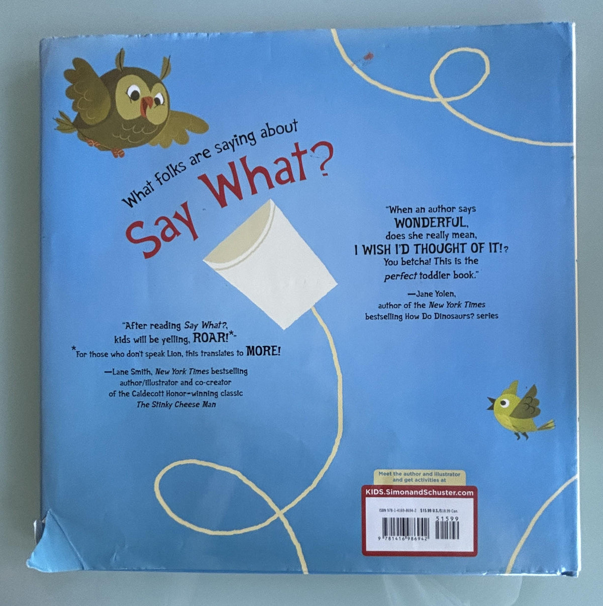 Say What?:  Angela DiTerlizzi  **  Signed by Author  **