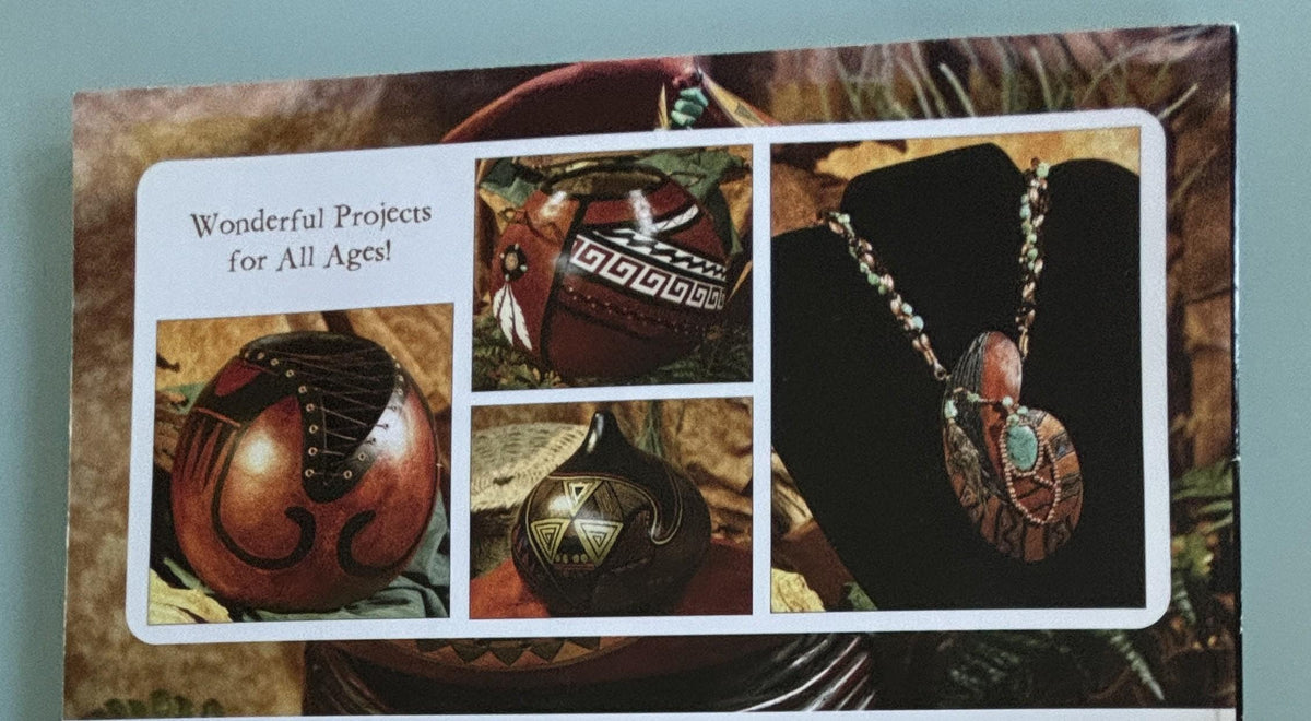 New Gourd Art with Ink Dyes:  Maria Dellos