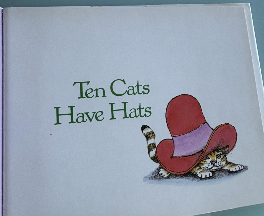 Ten Cats Have Hats:  Jean Marzollo  **  First Scholastic Printing  **