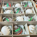 Christopher Radko Ornaments  Shiny Brite 12Pc  Original Box hand Picked