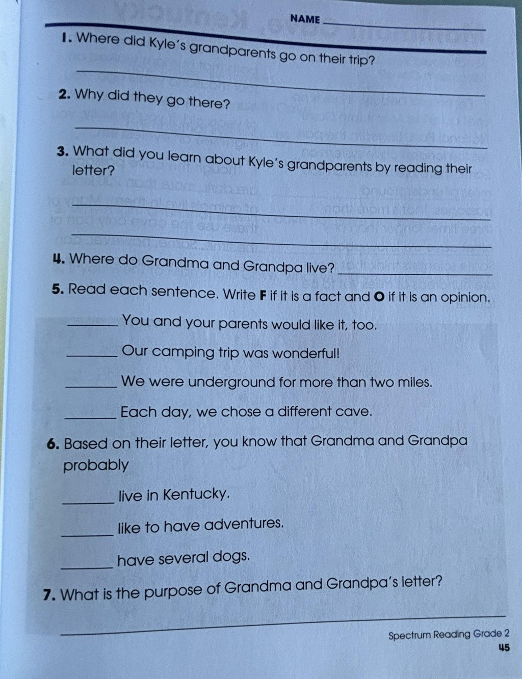 Reading Grade 2:  Carson Dellosa