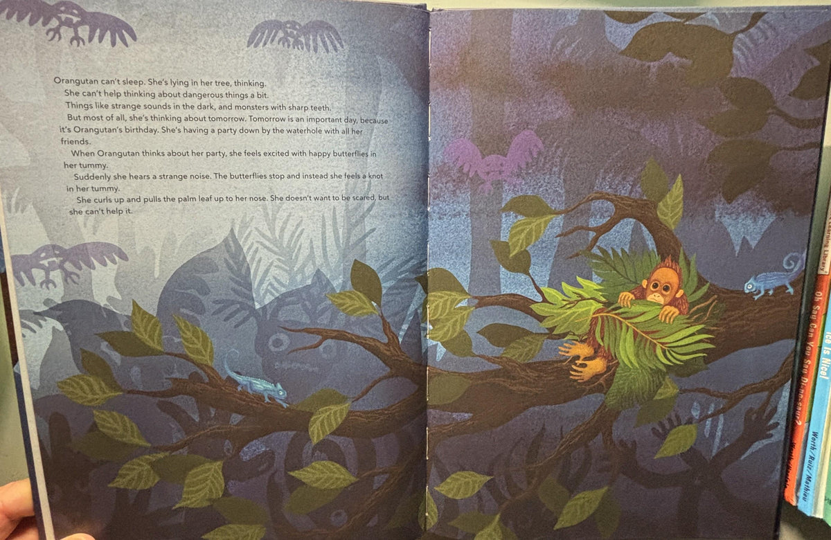 Orangutan is Scared:  Sophie Holmqvist