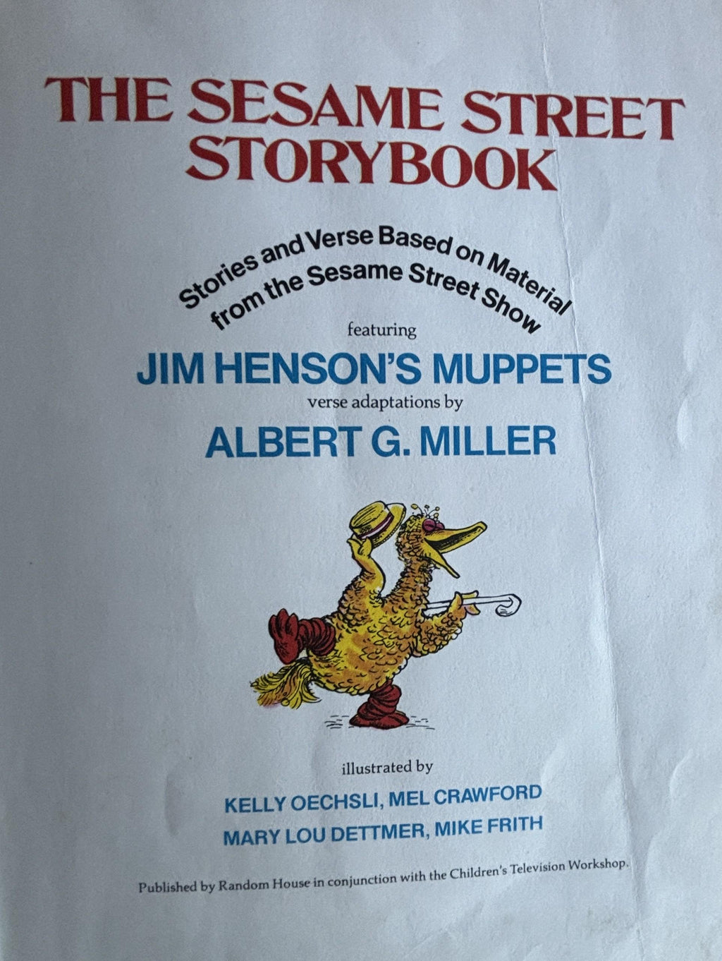 The Seseame Street Story-Book:  Random House  1971  **  Trade Edition  **