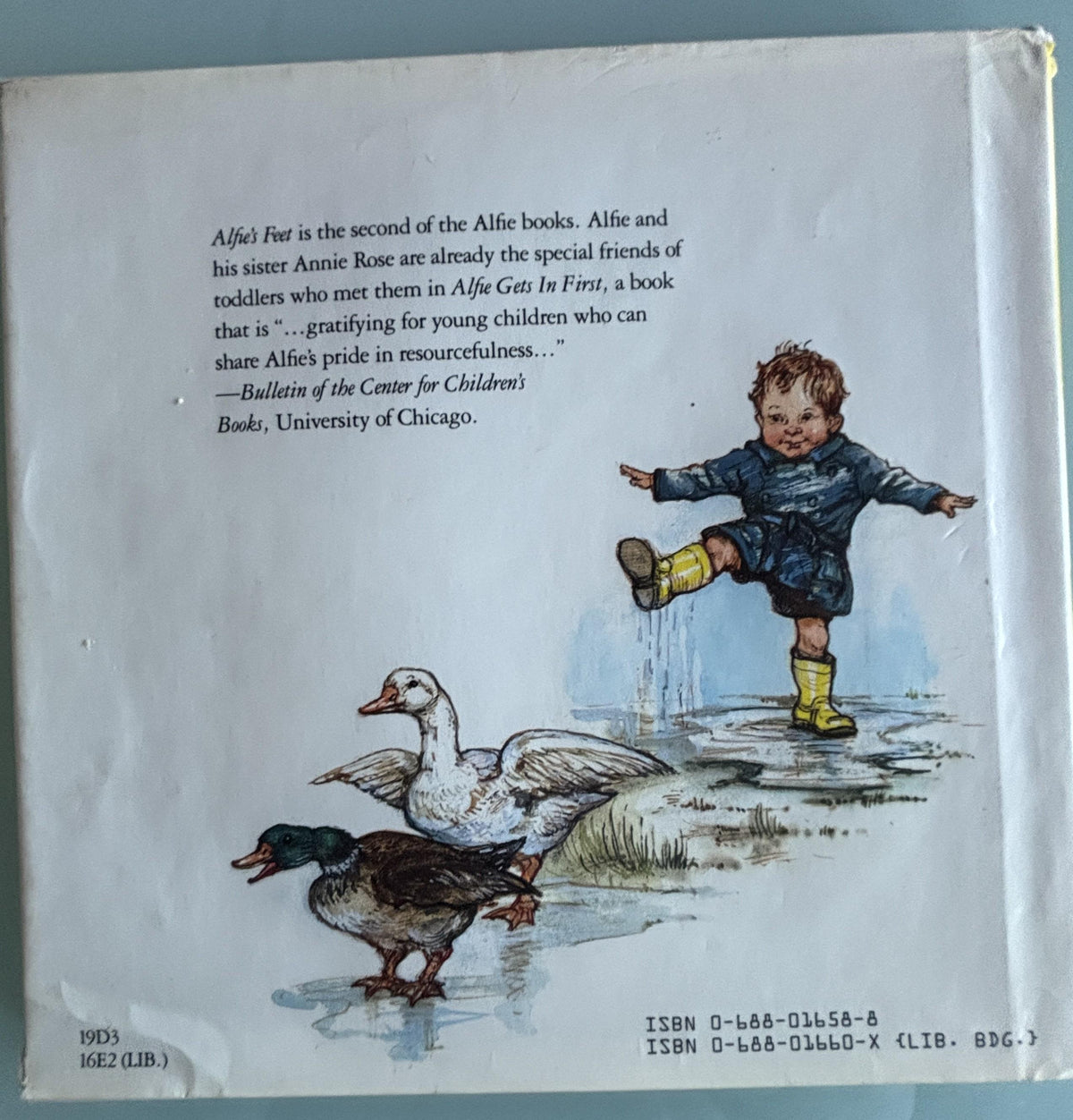 Alfie"s Feet:  Shirley Hughes  **  FIrst Edition  **  1982