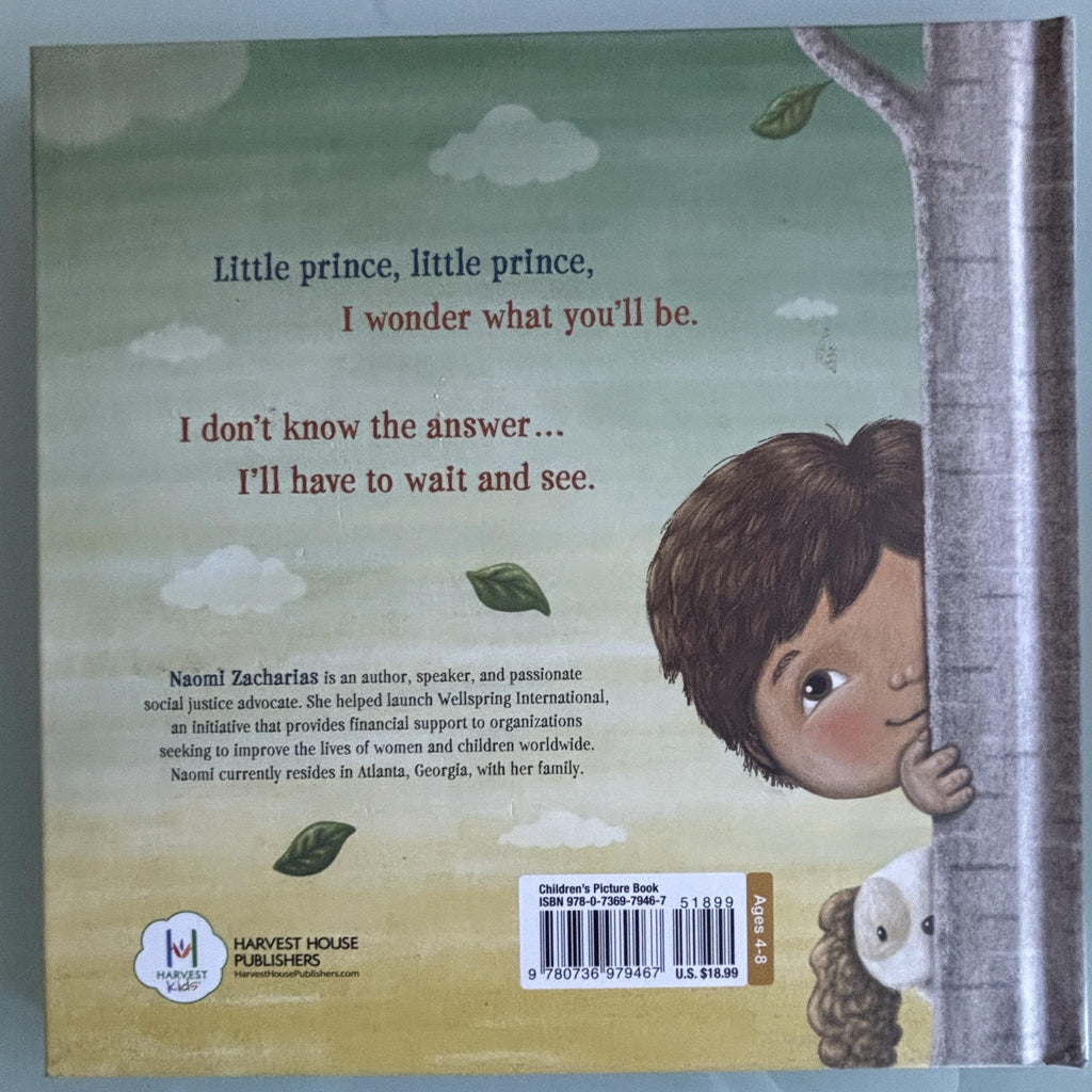 Little Prince, What Will You Be? Hardcover Children's Book, Naomi Zacharias