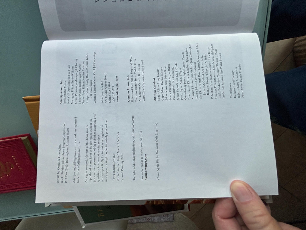 all recipes cookbook:  Oxmore House