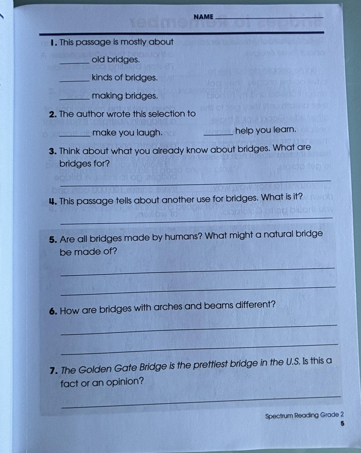 Reading Grade 2:  Carson Dellosa
