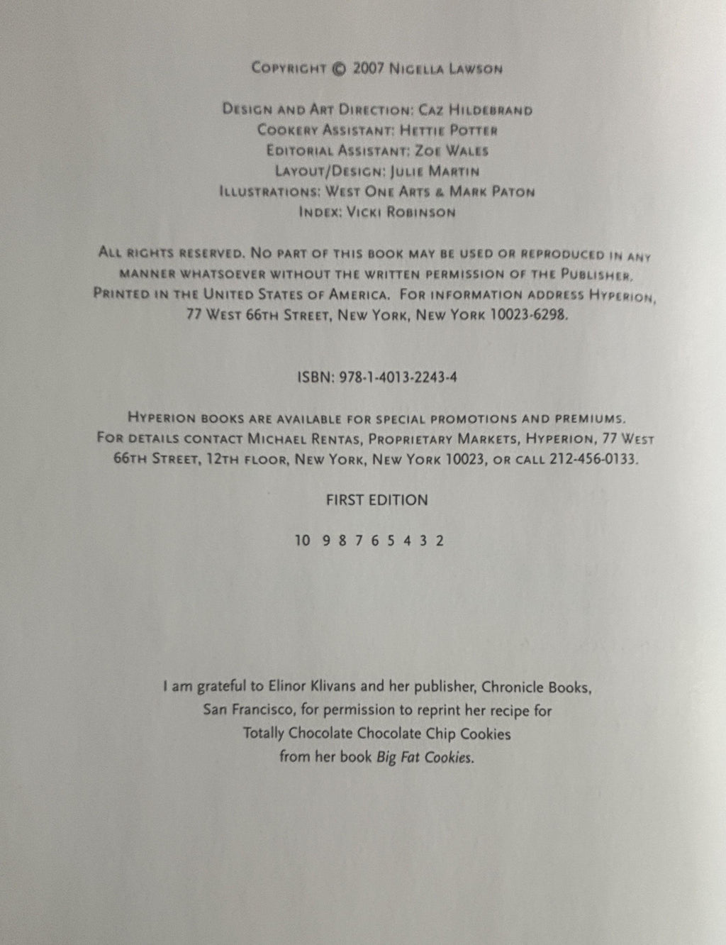 Nigella Express:  Nigella Lawson  **  First Edition  **  2003