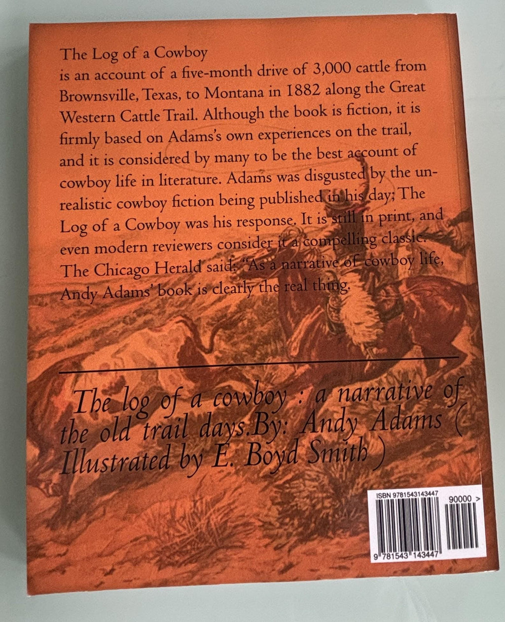 The Log of a cowboy:  Andy Adams