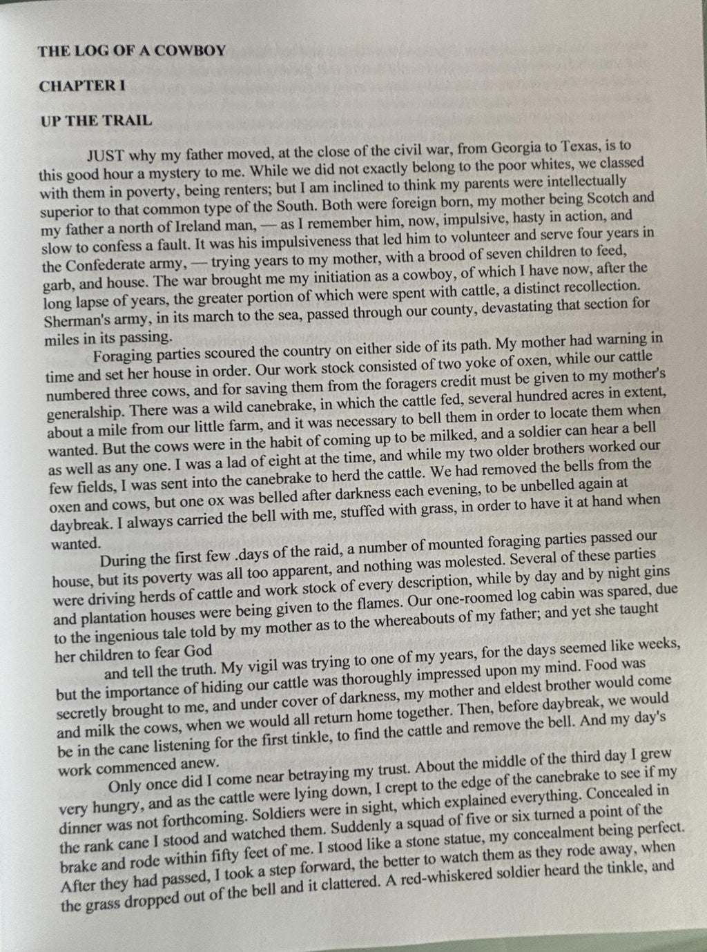 The Log of a cowboy:  Andy Adams