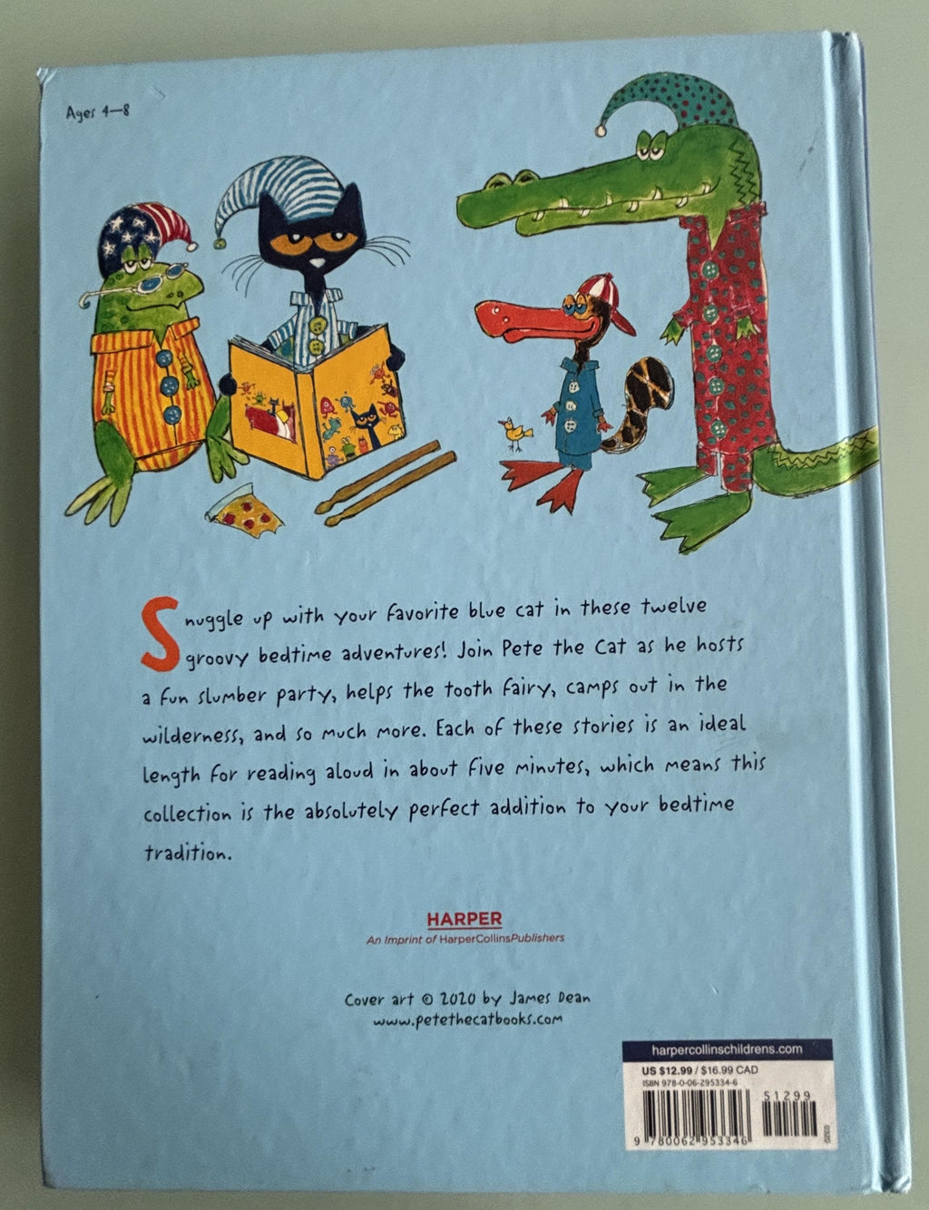 Pete the Cat 5-Minute Bedtime Stories:  Kimberly & James Dean  **  First Edtion  **