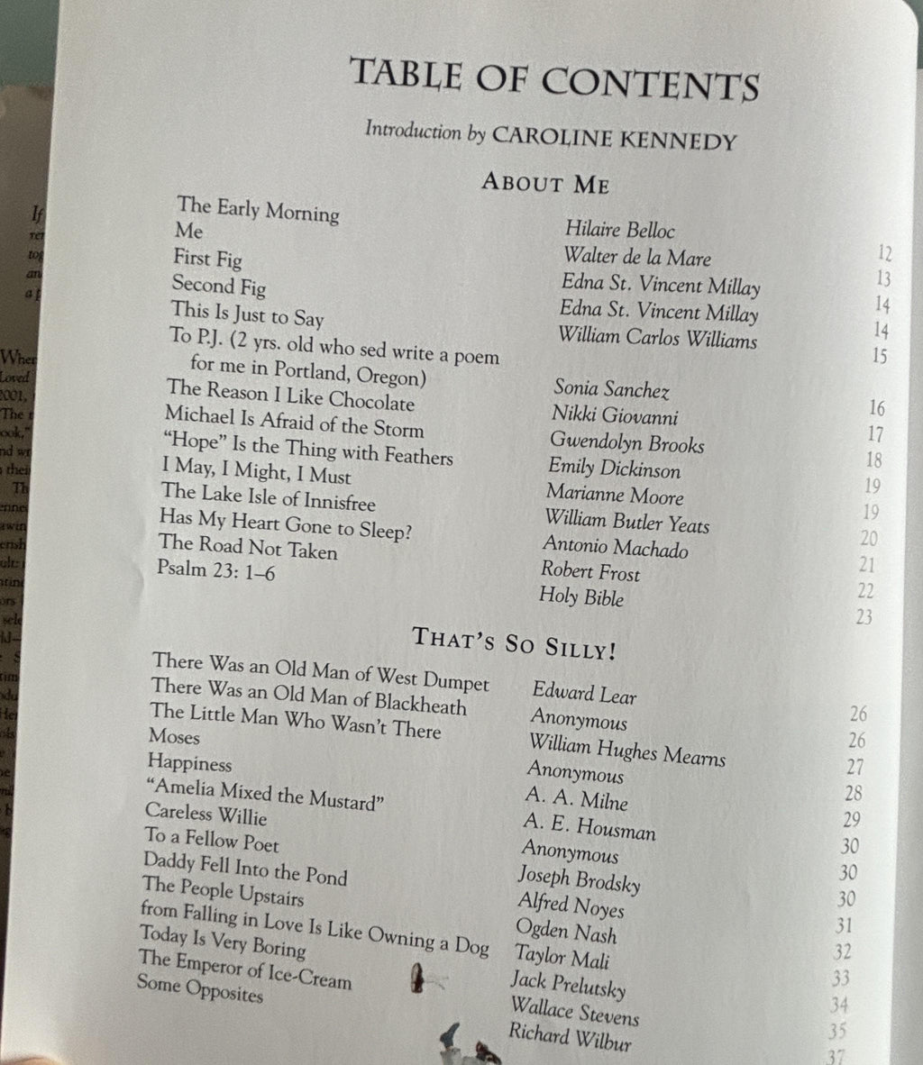 A Family of Poems:  Caroline Kennedy  **  First Edtion  **