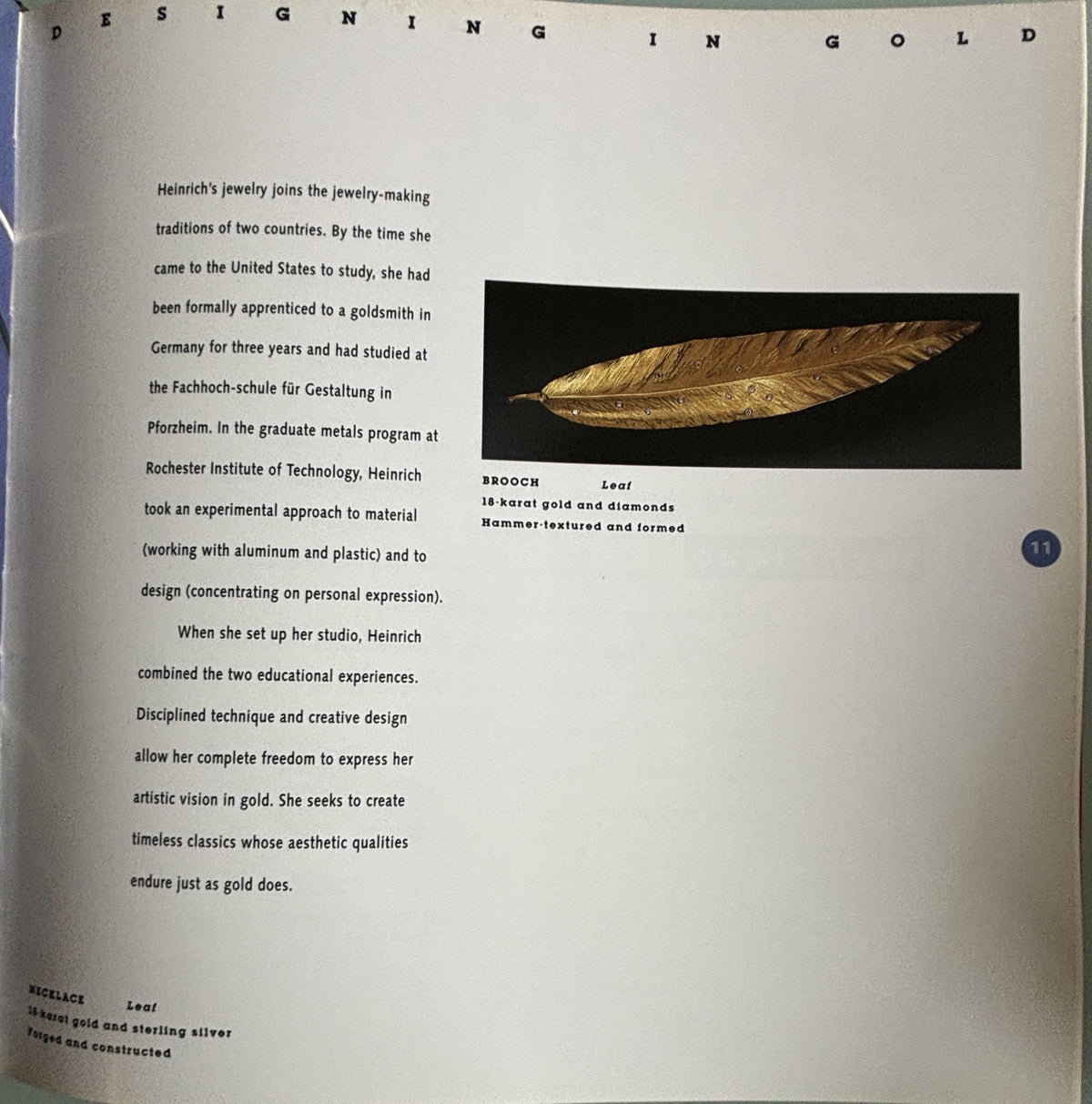 The Art of Jewelty Design:  Deborah Krupenia  **  FIrst Edition  **  1997