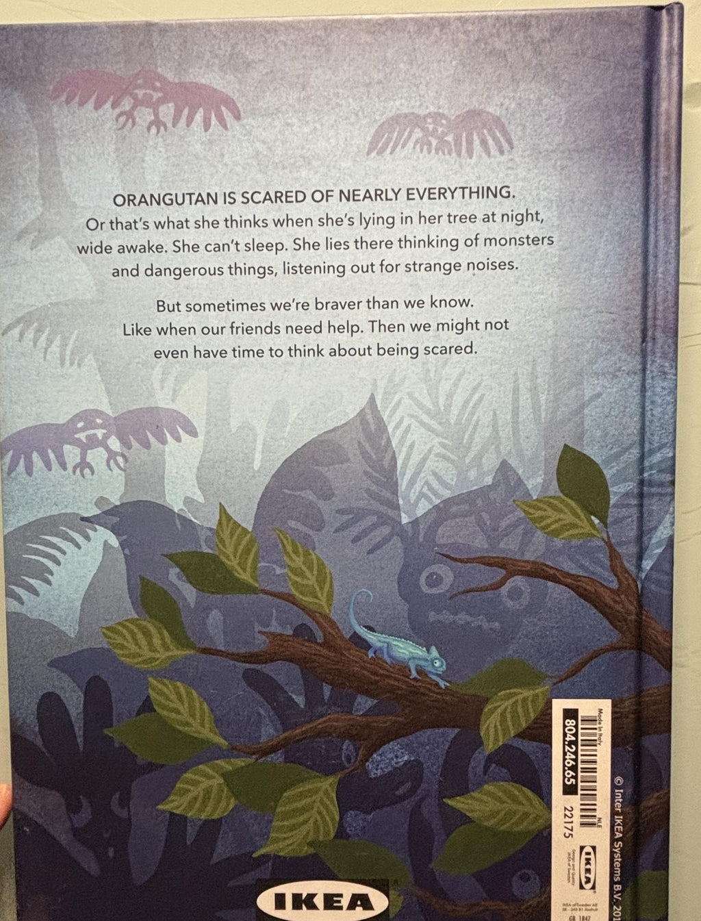Orangutan is Scared:  Sophie Holmqvist