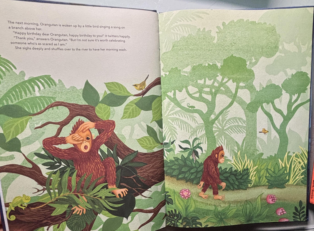 Orangutan is Scared:  Sophie Holmqvist