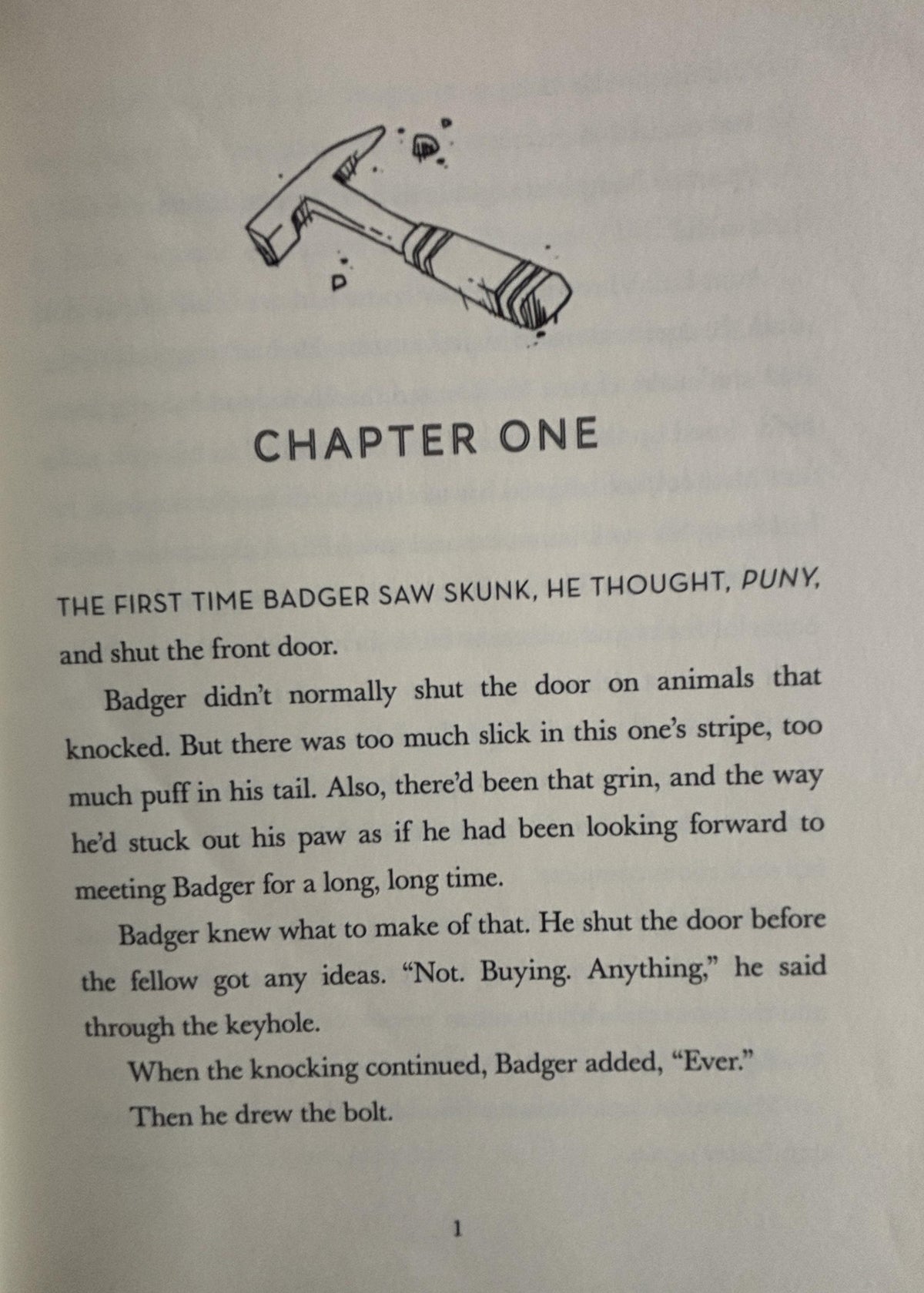 Skunk and Badger:  Amy Timberlake  **  First Edition  **