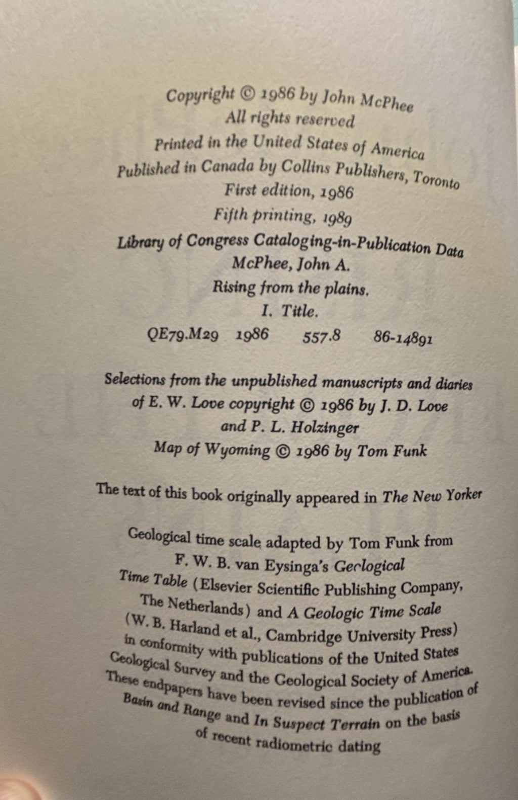 Rising from the Plains:  John McPhee