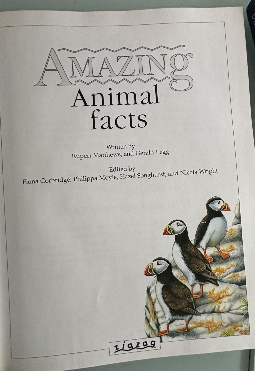 Amazing Animal Facts:  Rupert Matthews