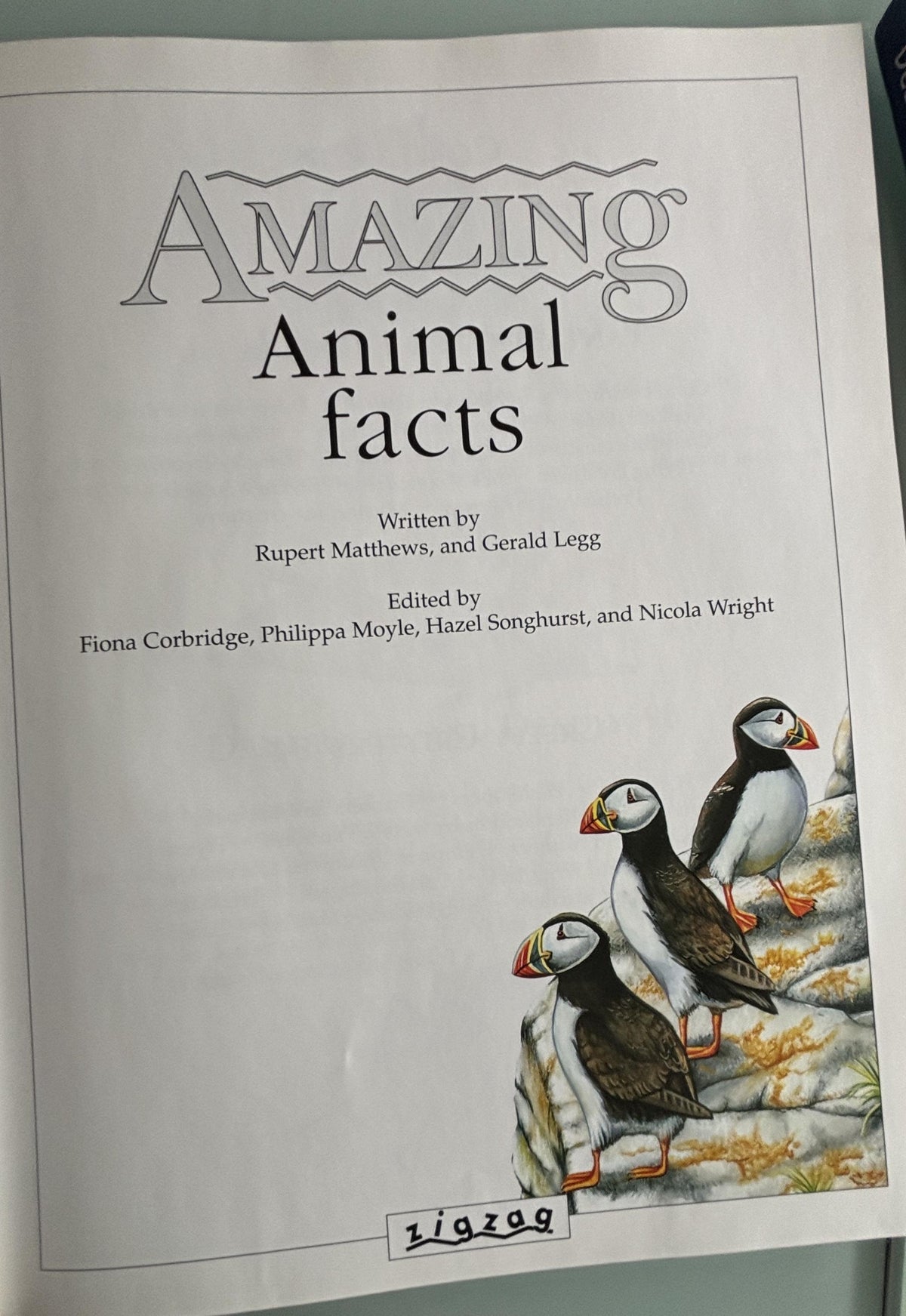 Amazing Animal Facts:  Rupert Matthews