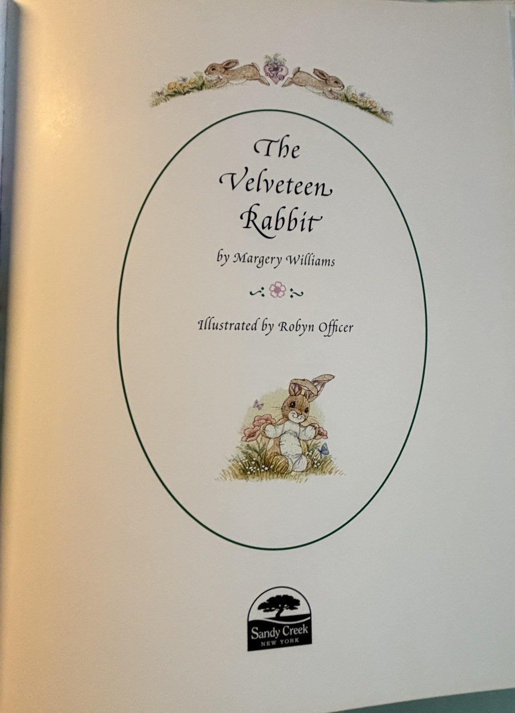 The Velveteen Rabbit:  Margery Williams  2012