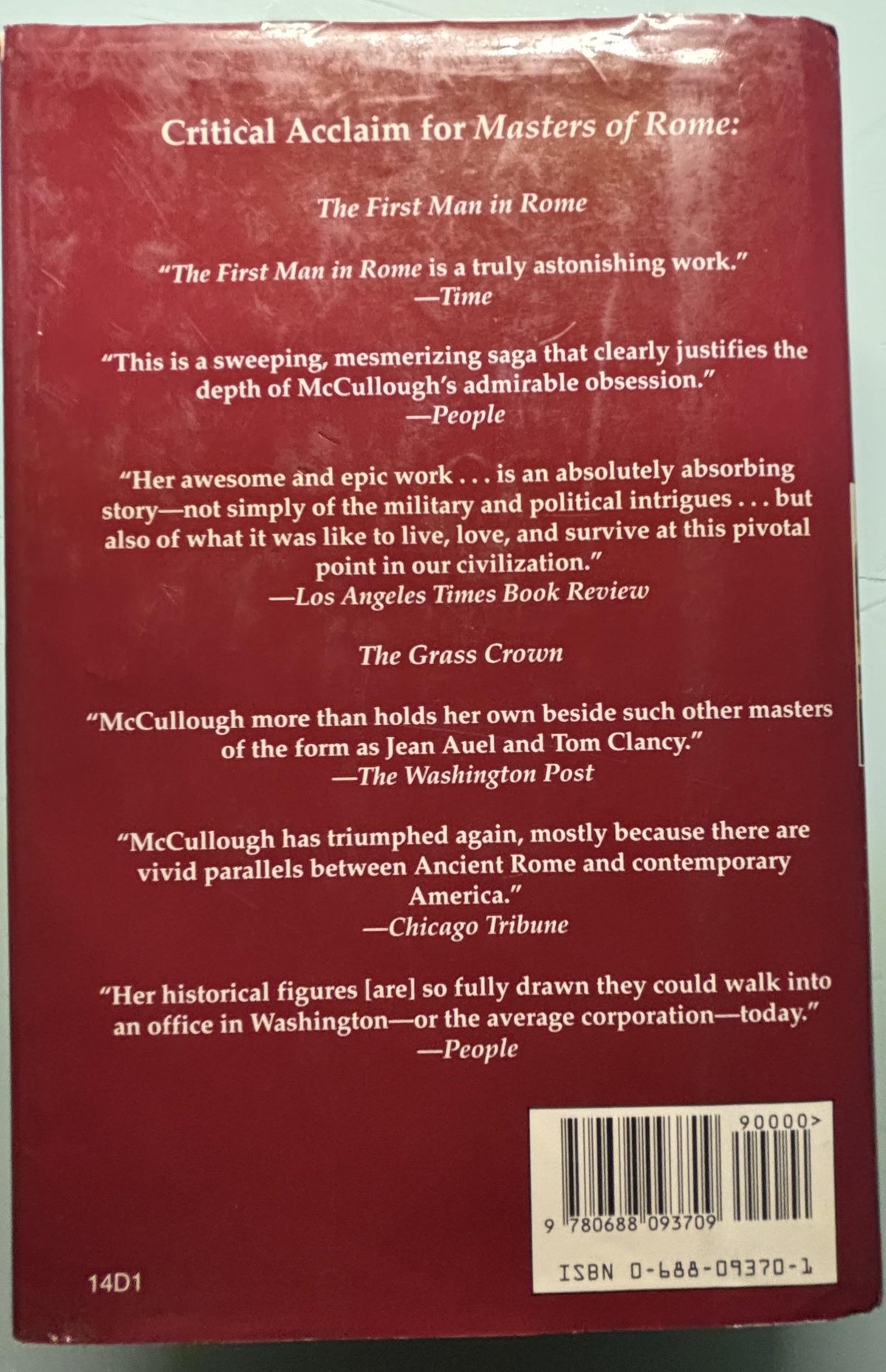 Fortune"s Favorites:  Colleen McCullough  **  First Edition  **  1993