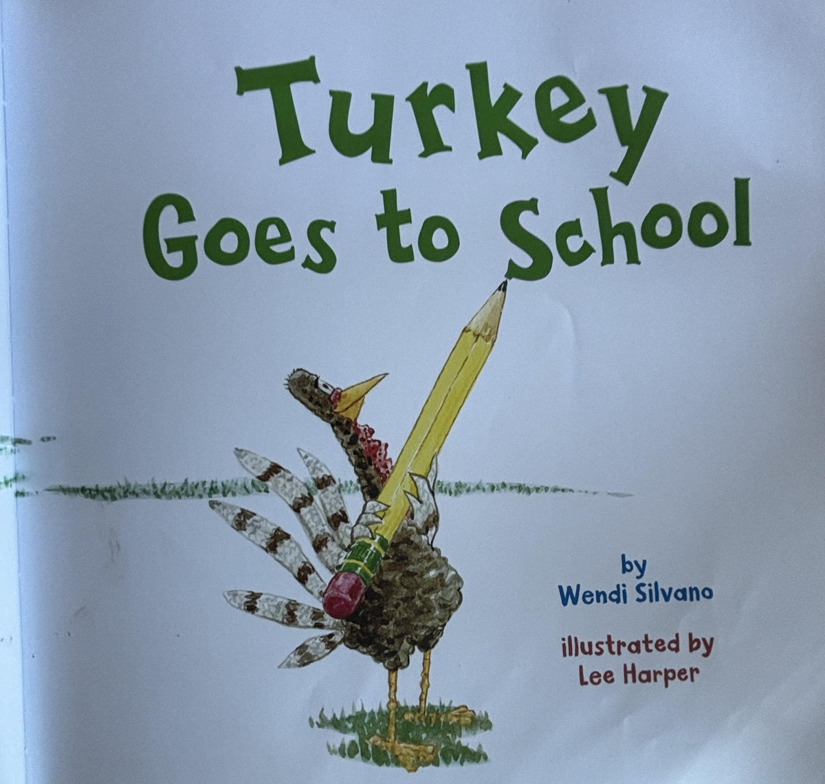 Turkey Goes to School:  Wendi Silvano  **  First Edition  **