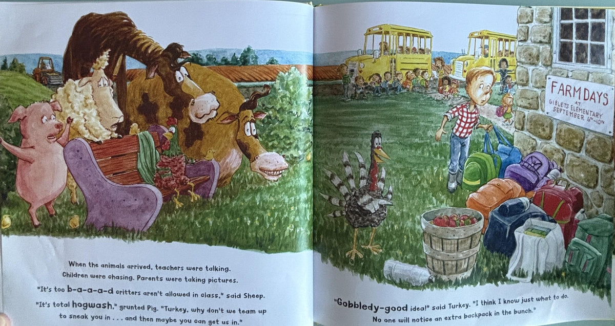 Turkey Goes to School:  Wendi Silvano  **  First Edition  **
