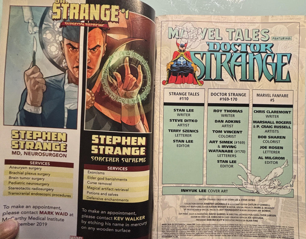 Comic Books:  Superman, Wolverine, Batman, Avengers and Dr. Strange (10 Pack)
