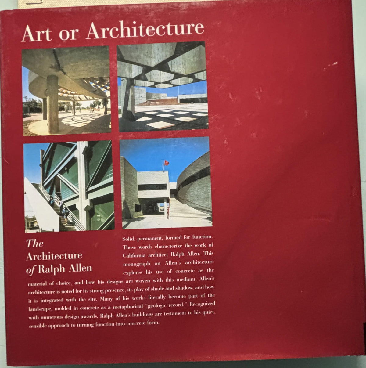 Art or Architecture:  Ralph Allen  **  First Publication  **