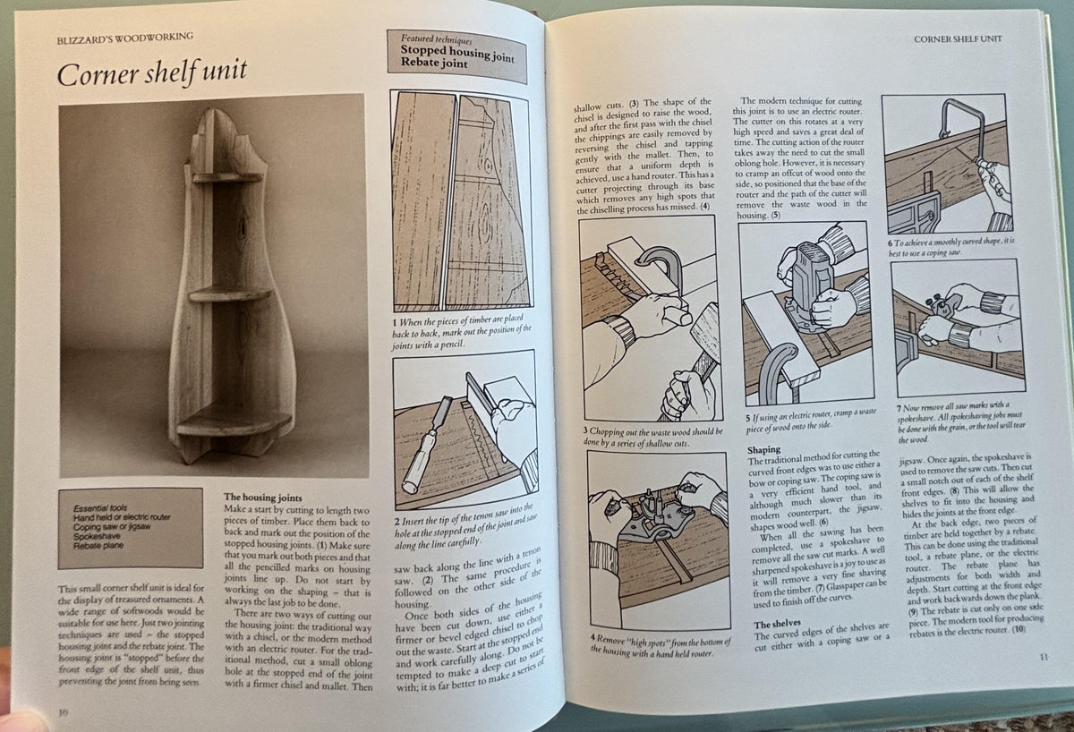 Blizzard's Book of Woodworking:  Richard Blizzard   **  Signed - First Publication **  1991