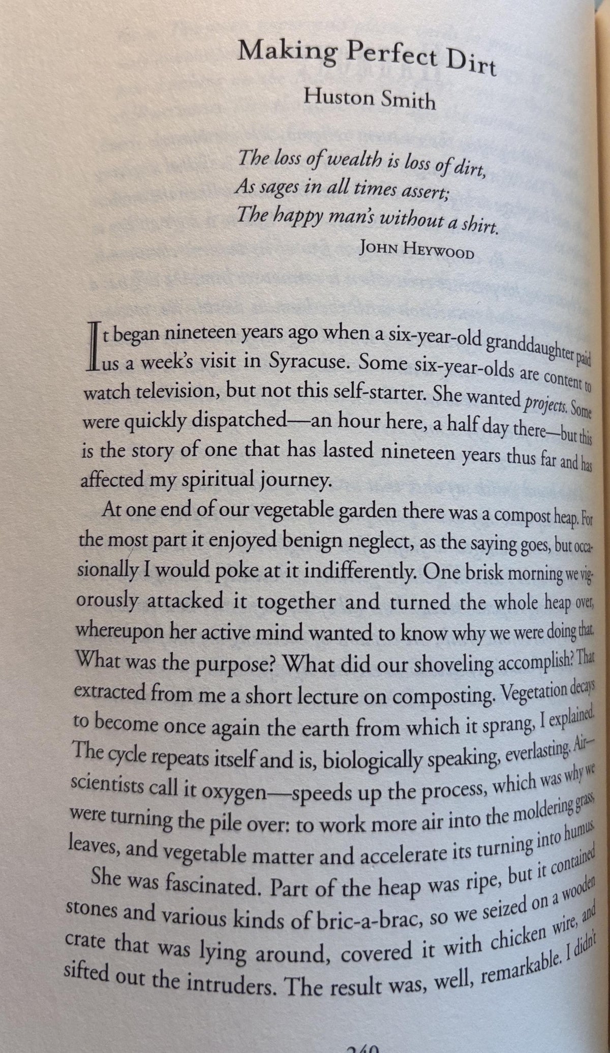 A Man's Jorney to Simple Abundance:  Sarah Ban Breathnach