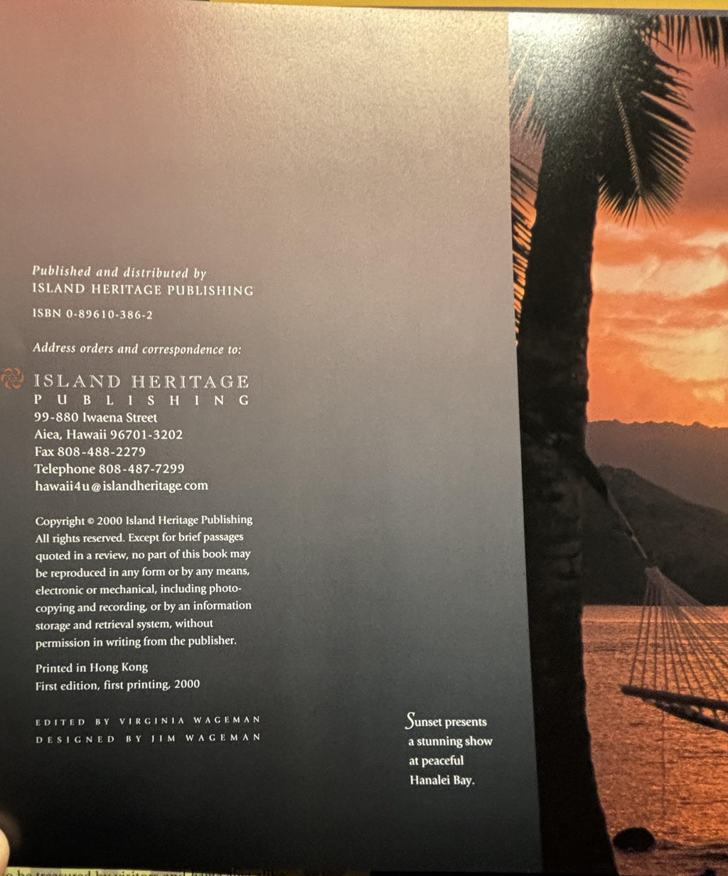 Reflections of KAUAI, The Garden Island:  Tsutsumi, Cheryl Chee  **  First Edition First Printing  **
