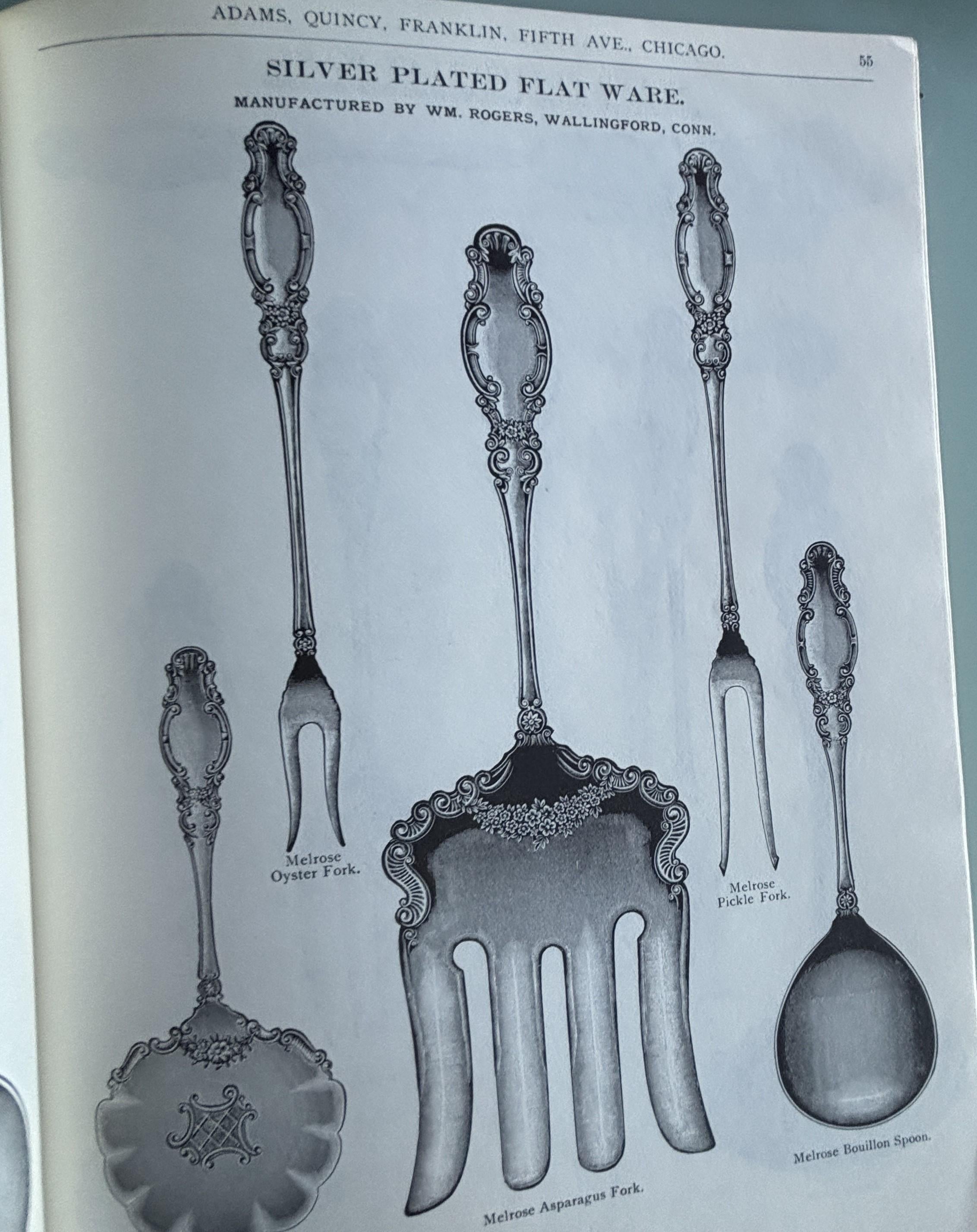 1896 Illustrated catalogue Jewelry & Fashions:  Marshal Field Co.
