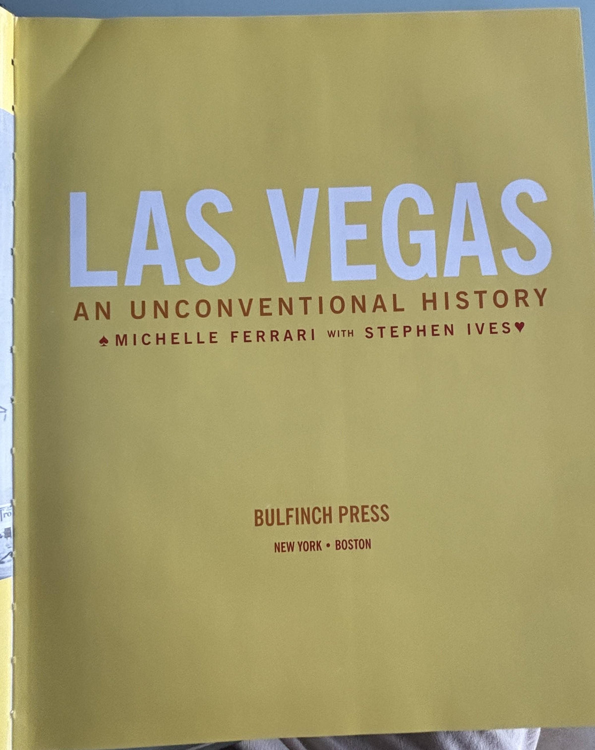 Las Vegas - An Unconventional History:  Michelle Ferari  **  FIrst Edition  **